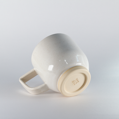Bridger Mug, White with Speckles