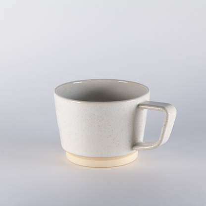 Plains Mug, White with Specs