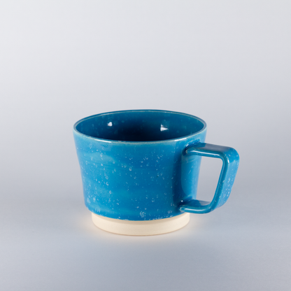 Plains Mug, Blue with White Specs