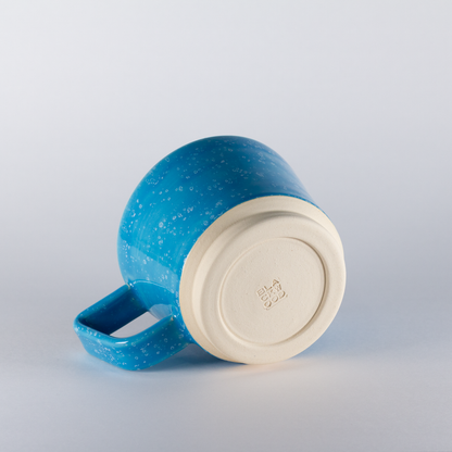 Plains Mug, Blue with White Specs