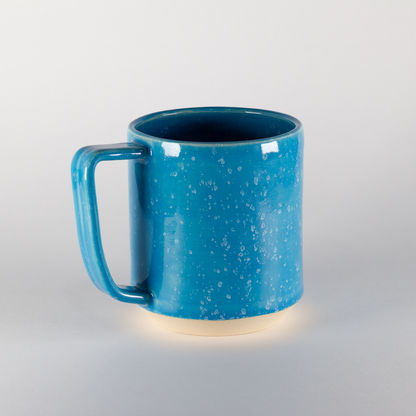 Cabin Mug, Blue with White Specs