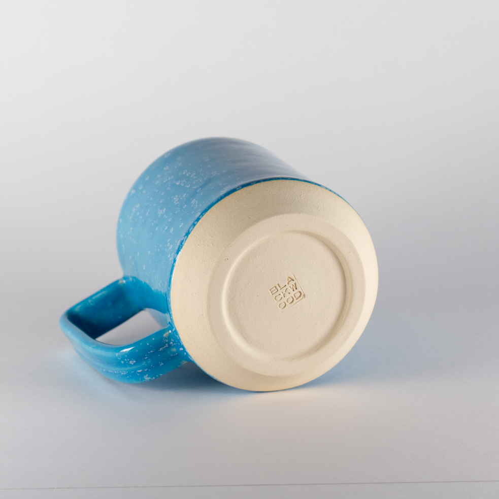 Cabin Mug, Blue with White Specs