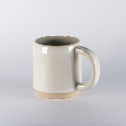 Standard Mug | Thicker Handle, Creamy White