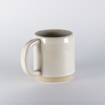 Standard Mug | Thicker Handle, Creamy White