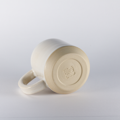Standard Mug | Thicker Handle, Creamy White