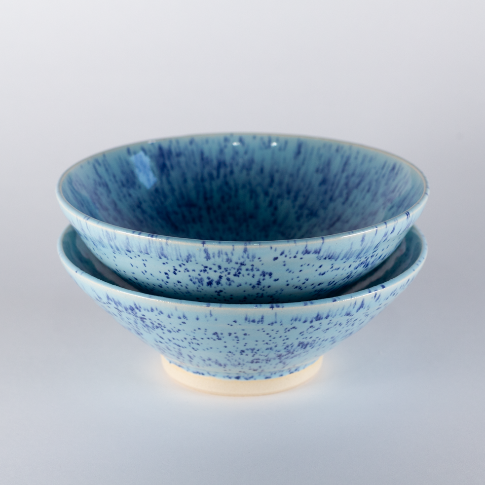Small Bowl, Speckled Blue