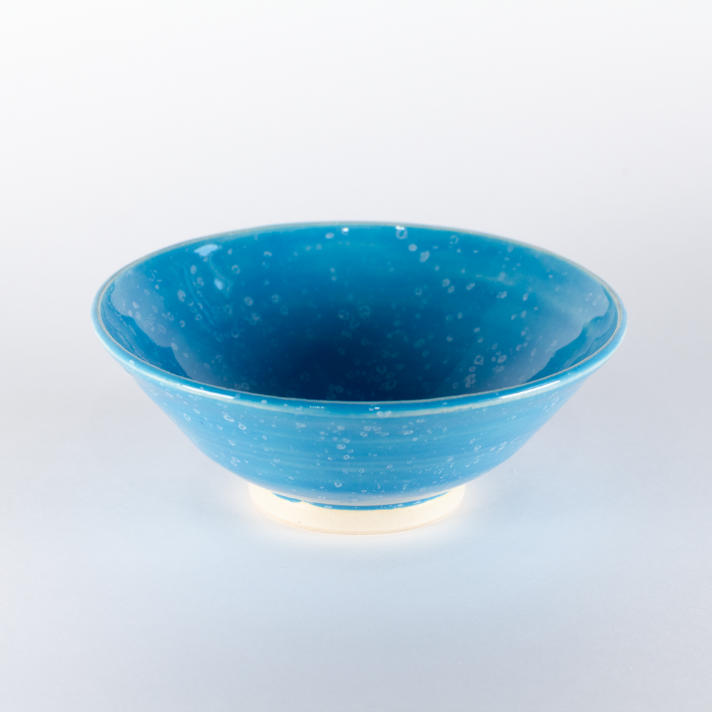 Small Bowl, Blue with White Speckles