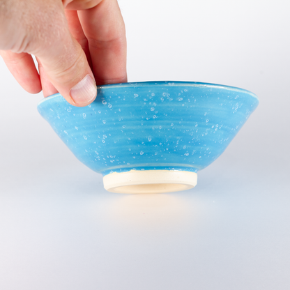 Small Bowl, Blue with White Speckles