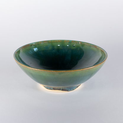 Small Bowl, Gun Metal Green