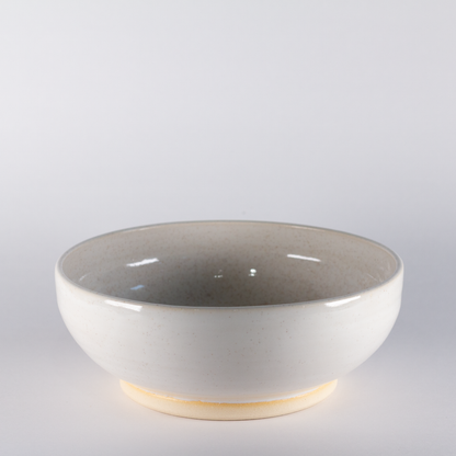 Standard Bowl, White with Speckles
