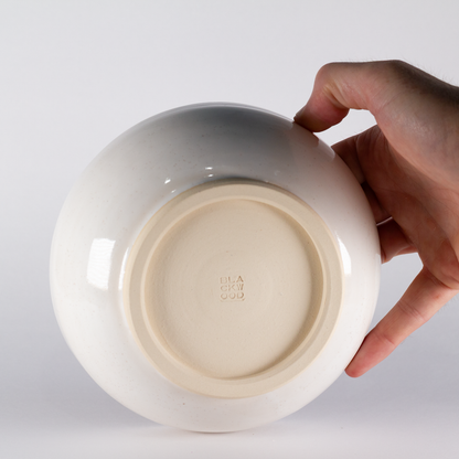 Standard Bowl, White with Speckles