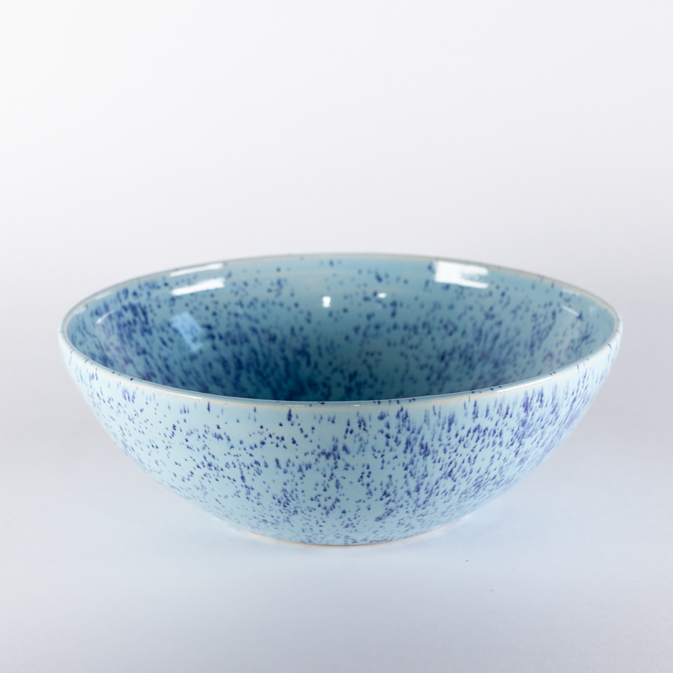 Single One-off Bowl, Speckled Blue
