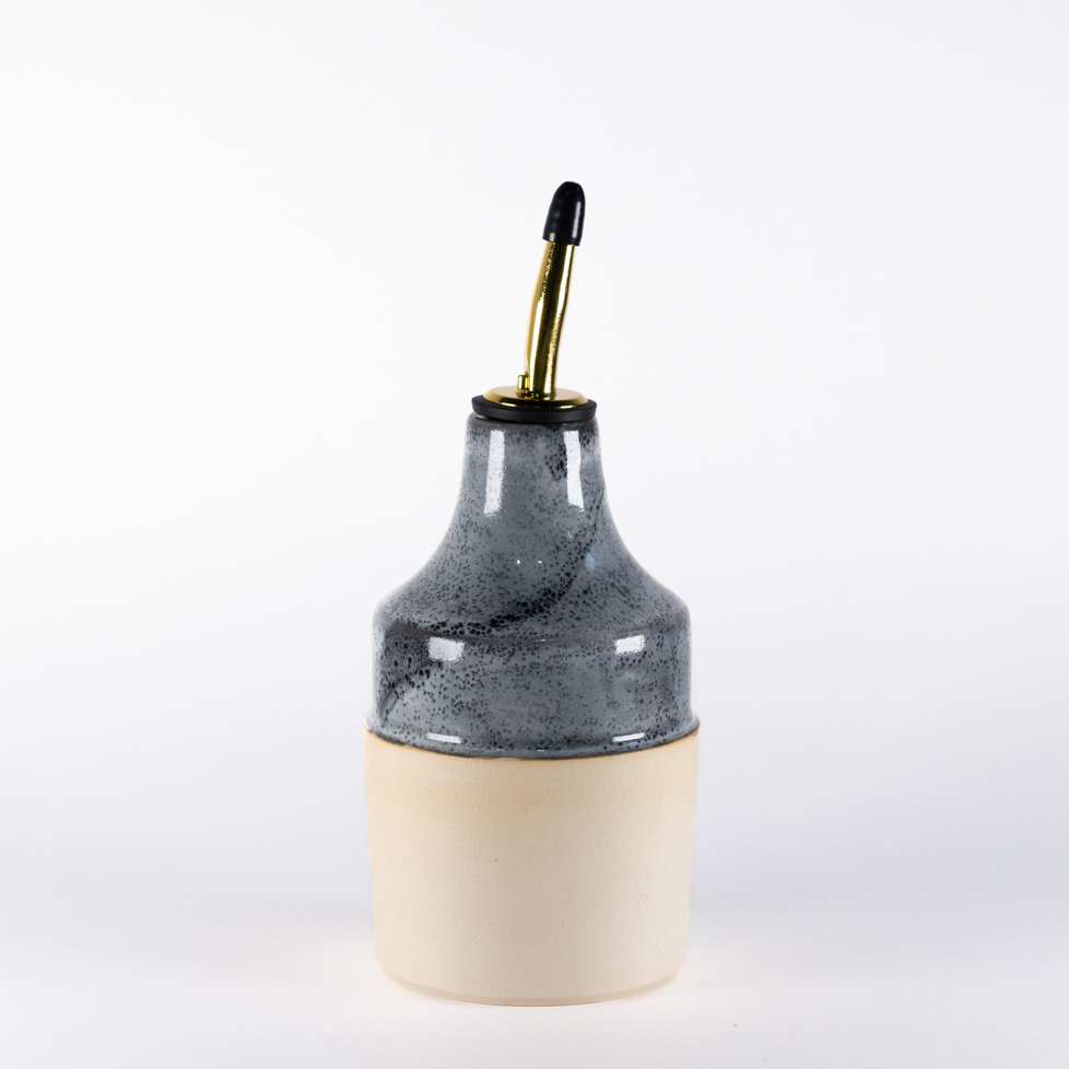 Small Oil Bottle, Charcoal