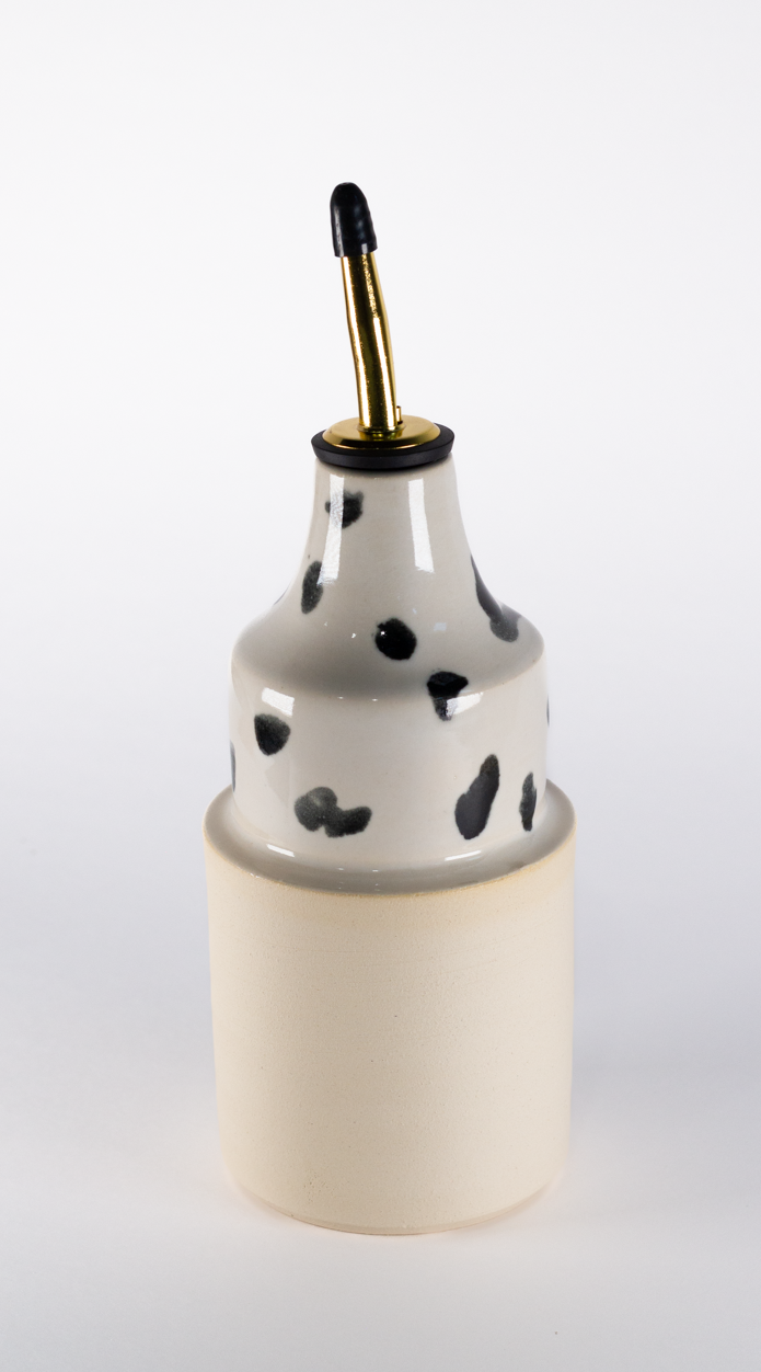Large Oil Bottle, Dalmatian