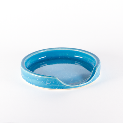 Spoon Rest, Blue with White Speckles