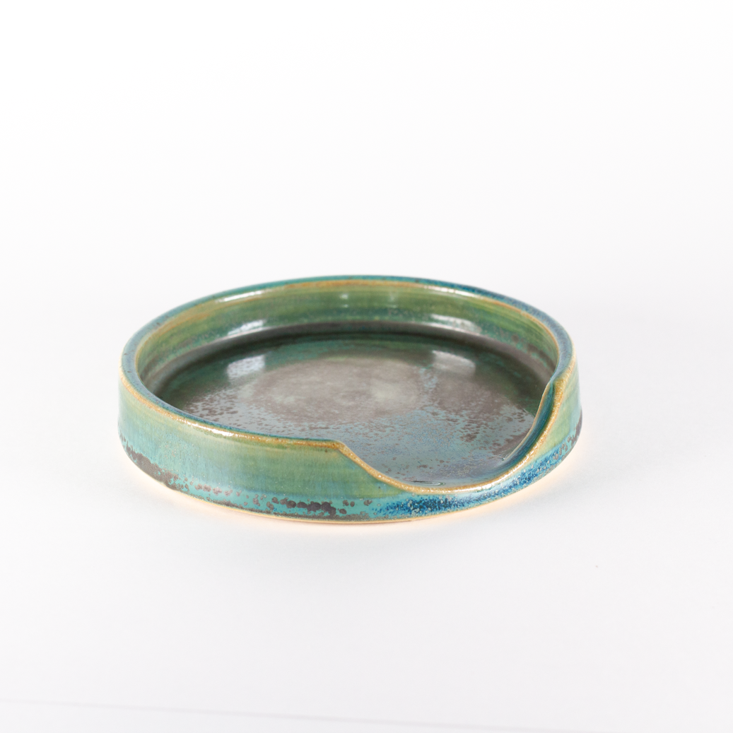 Spoon Rest, Gun Metal Green