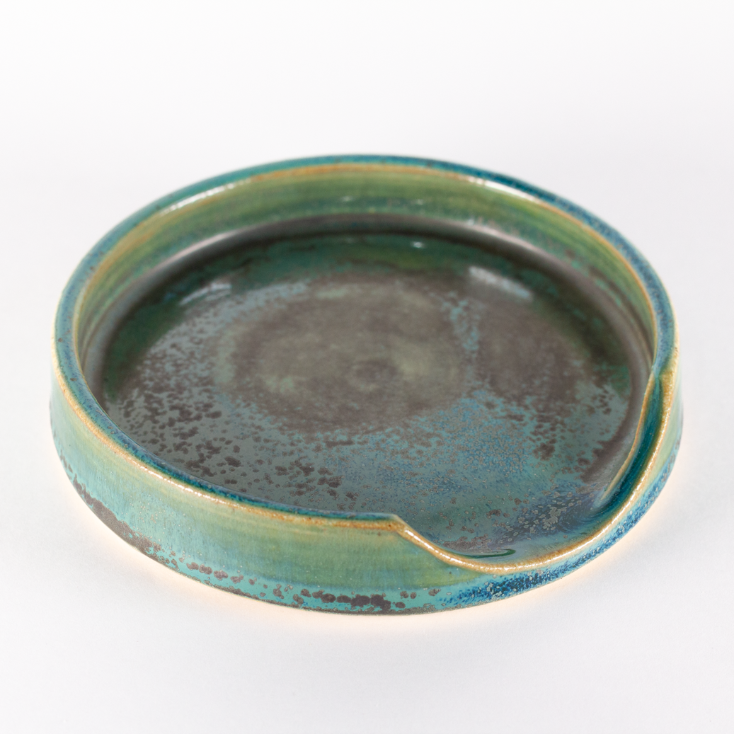 Spoon Rest, Gun Metal Green