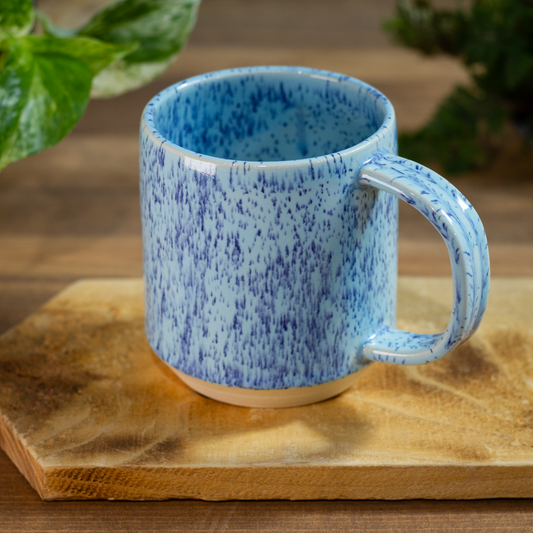 Northwoods Mug, Speckled Blue