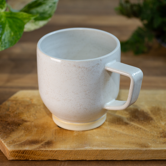 Bridger Mug, White with Speckles