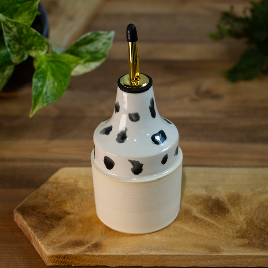 Small Oil Bottle, Dalmatian
