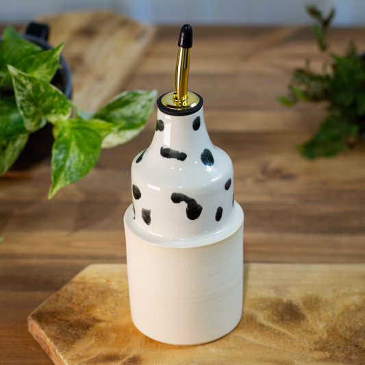 Large Oil Bottle, Dalmatian