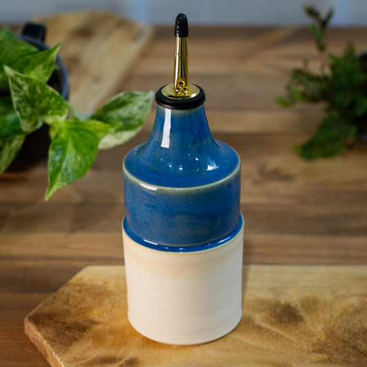 Large Oil Bottle, Glacier Blue