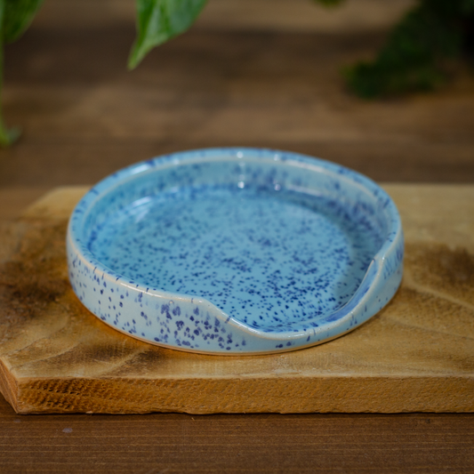 Spoon Rest, Speckled Blue