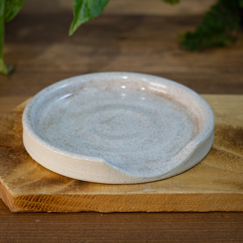 Spoon Rest, Off White with Speckles
