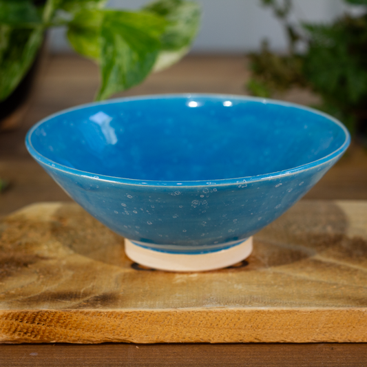Small Bowl, Blue with White Speckles