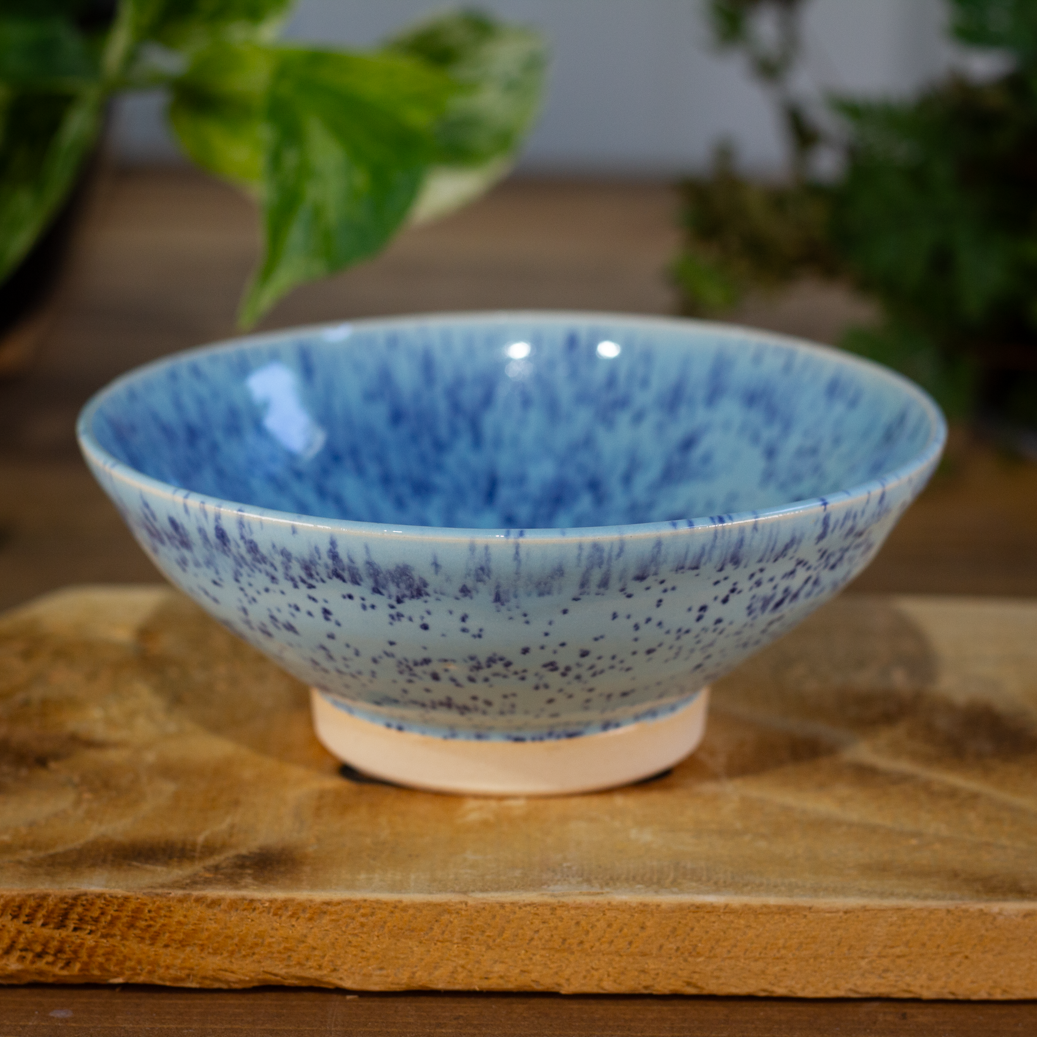 Small Bowl, Speckled Blue
