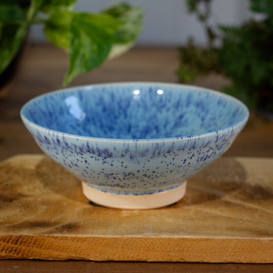 Small Bowl, Speckled Blue